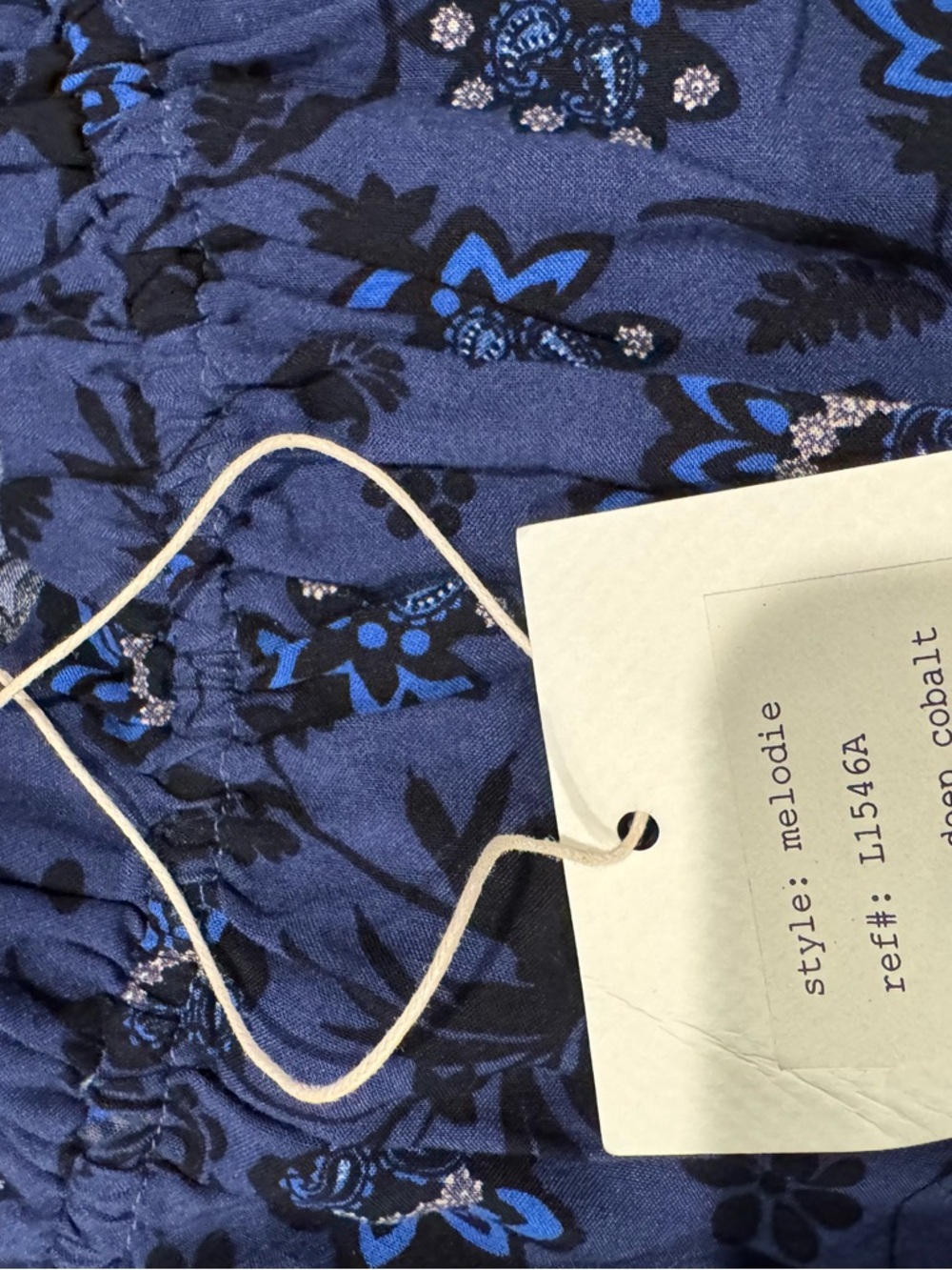 beachlunchlounge Navy Blue Floral Maxi Dress - Picture 3 of 7